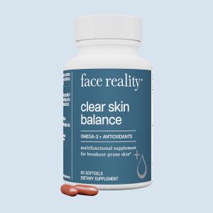 Face Reality Clear Skin Balance – Omega-3 and antioxidant supplement for acne-prone skin