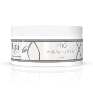 Lira Clinical PRO Anti-Aging Pads – Exfoliating pads with peptides and probiotics for brighter, youthful skin