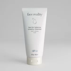 Barrier Balance Creamy Cleanser by Face Reality in white bottle